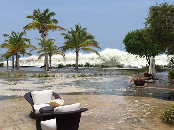 Flooding on the Pacific Coast 