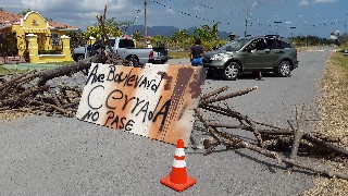 Protest on the Boulevard in Coronado 