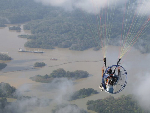 Panama Powered Paragliders World Record Flight Pictures