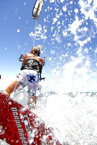 Kiteboarding in Punta Chame, Panama