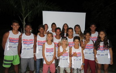 Panama's Junior Surf Team 