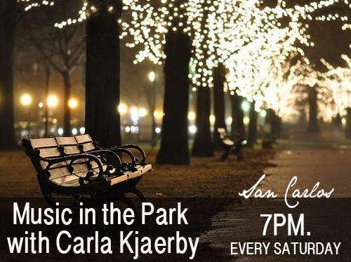 Music in the San Carlos Park with Carla Kjaerby