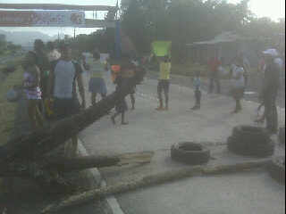 Strikers are Blocking Highway in Between Coronado and Gorgona